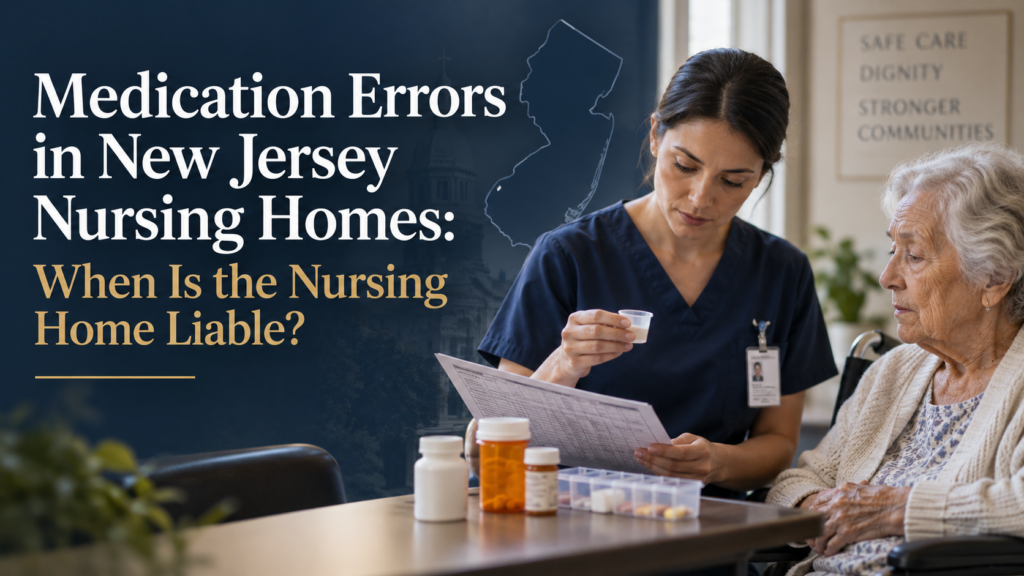 Medication Errors in New Jersey Nursing Homes When Is the Nursing Home Liable