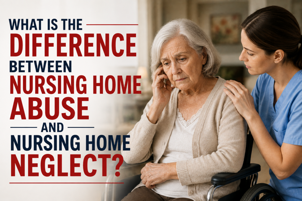 What Is the Difference Between Nursing Home Abuse and Nursing Home Neglect